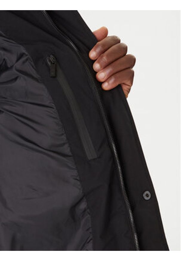 Karl Lagerfeld - KARL LAGERFELD Kurtka zimowa 505035 554586 Czarny Regular Fit. Typ kołnierza: dekolt w karo. Kolor: czarny. Materiał: syntetyk. Sezon: zima