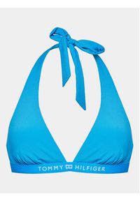 TOMMY HILFIGER - Tommy Hilfiger Góra od bikini UW0UW04139 Niebieski. Kolor: niebieski. Materiał: syntetyk