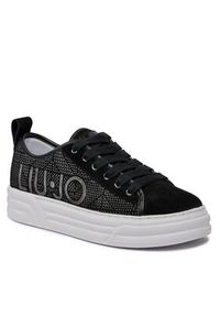 Liu Jo Sneakersy Cleo 26 BA4065 PX373 Czarny. Kolor: czarny. Materiał: zamsz, skóra #6