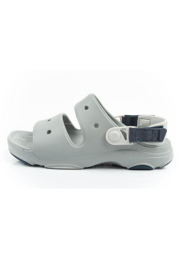 Sandały chodaki męskie Crocs Classic All Terain. Kolor: szary. Materiał: materiał. Sezon: lato