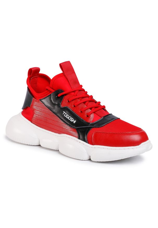 Sneakersy Togoshi TG-07-04-000194 632. Kolor: czerwony. Materiał: materiał
