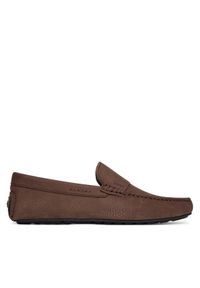 BOSS Mokasyny Noel 50548116 Brązowy. Kolor: brązowy. Materiał: skóra