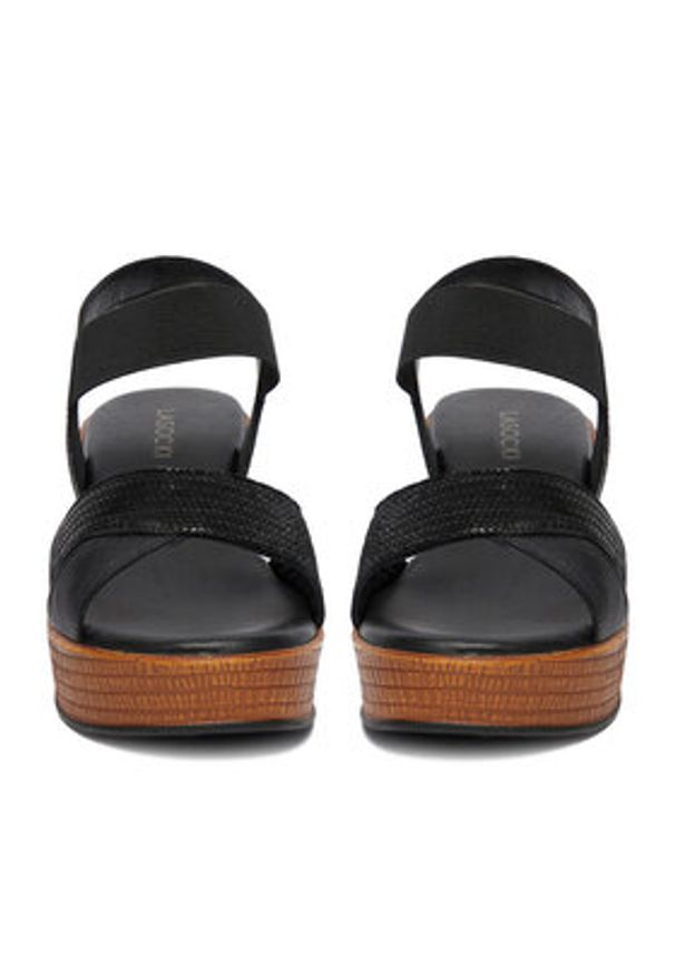 Lasocki Sandały CEO-WI16-NYASA-04 Czarny. Kolor: czarny. Materiał: skóra