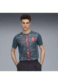 Puma - Męska koszulka wyjazdowa FC Shakhtar Donetsk 25/26 PUMA. Kolor: szary, pomarańczowy, wielokolorowy, żółty. Sezon: lato. Sport: piłka nożna