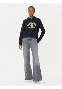 Guess Jeans Bluza W5RQ29 K68I4 Granatowy Regular Fit. Kolor: niebieski. Materiał: bawełna #4