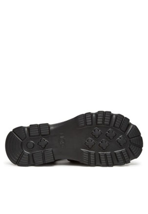 Ugg Sandały W Cora 1152698 Czarny. Kolor: czarny. Materiał: nubuk, skóra