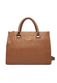 Liu Jo Torebka Ecs M Satchel AF5008 E0538 Brązowy. Kolor: brązowy. Materiał: skórzane