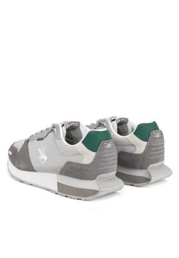 Beverly Hills Polo Club Sneakersy CRUZ MIX Szary. Kolor: szary. Materiał: zamsz, skóra