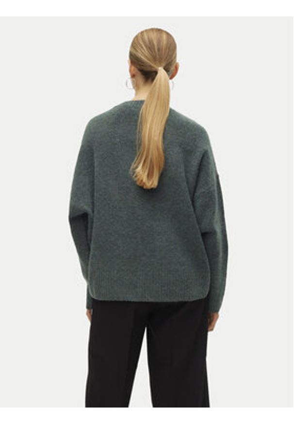 Vero Moda Sweter Boom 10320463 Zielony Loose Fit. Kolor: zielony. Materiał: syntetyk