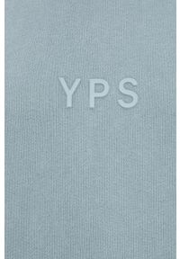 Young Poets Society - Bluza bawełniana. Typ kołnierza: kaptur. Kolor: turkusowy. Materiał: bawełna. Wzór: aplikacja #3