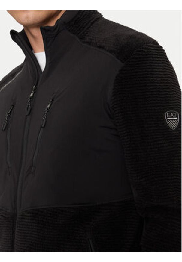 EA7 Emporio Armani Bluza 6DPMA4 PJSTZ 1200 Czarny Regular Fit. Kolor: czarny. Materiał: syntetyk