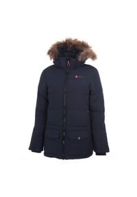 PEAK MOUNTAIN - Damska kurtka puchowa Peak Mountain Atole. Kolor: niebieski. Materiał: puch. Sezon: zima. Sport: narciarstwo #1