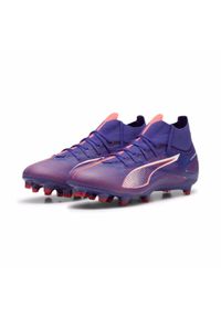 Buty piłkarskie Puma Ultra Match+ FG/AG. Kolor: biały. Sport: piłka nożna #2