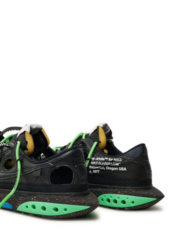 OFF-WHITE - Off-White Sneakersy OMIA242T22MAT Czarny. Kolor: czarny. Materiał: skóra
