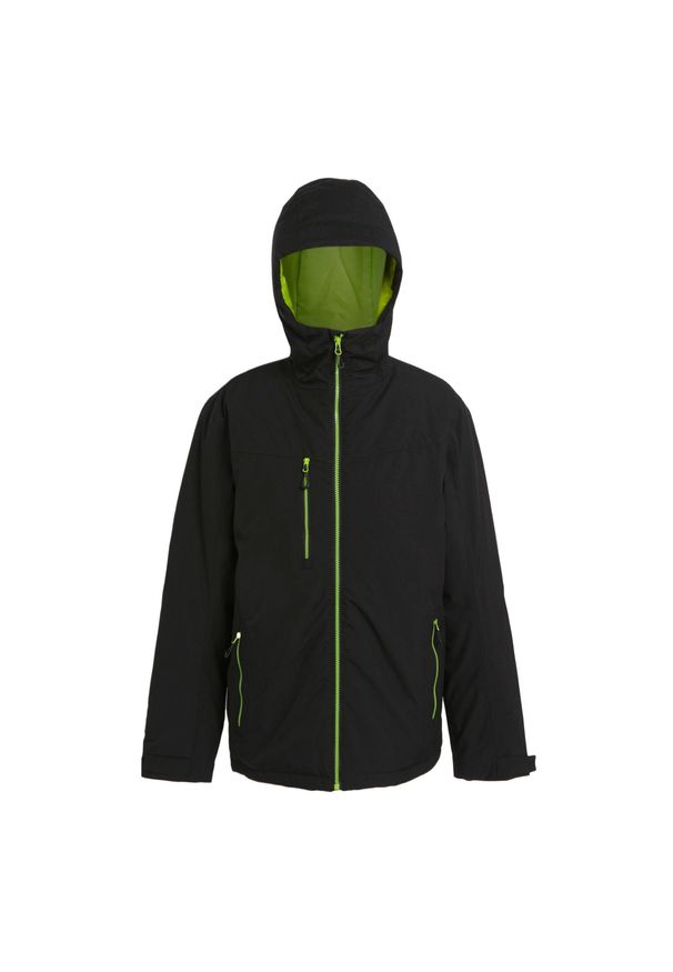 Regatta - Kurtka Wodoodporna Męska Ocieplana Navigate. Kolor: wielokolorowy, żółty, czarny, zielony. Sport: turystyka piesza