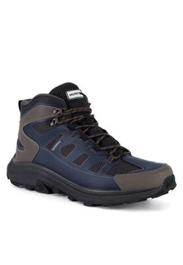 Hunter Trekkingi PEAK RT MID WP Granatowy. Kolor: niebieski. Materiał: materiał. Sport: turystyka piesza