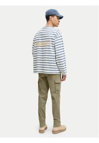 Jack & Jones Spodnie materiałowe Stace Arthur 12282388 Khaki Regular Fit. Kolor: brązowy. Materiał: bawełna #6