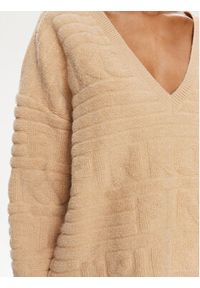 Pinko Sweter Barbone 101581 A117 Beżowy Relaxed Fit. Kolor: beżowy. Materiał: syntetyk #3