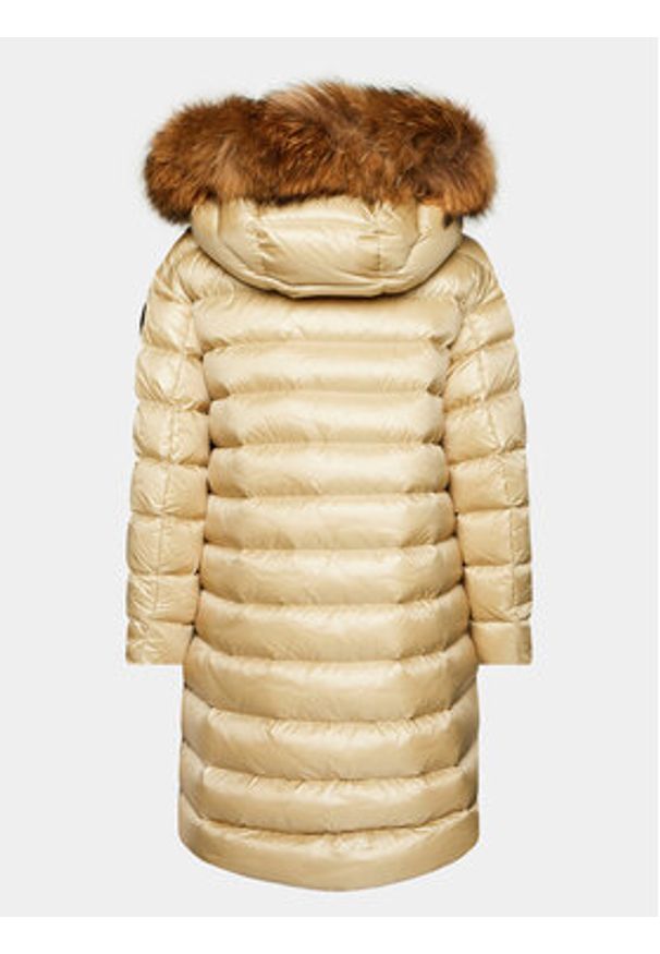 Blauer Płaszcz zimowy 23WBLDK03094 Beżowy Regular Fit. Kolor: beżowy. Materiał: syntetyk. Sezon: zima