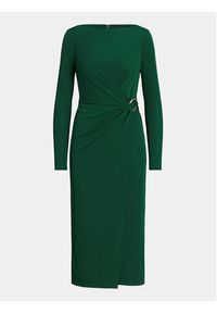 Lauren Ralph Lauren Sukienka koktajlowa 253919794001 Zielony Regular Fit. Kolor: zielony. Materiał: syntetyk. Styl: wizytowy