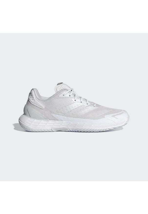 Adidas - Buty Defiant Speed 2 Tennis. Kolor: szary, biały, wielokolorowy. Materiał: materiał. Sport: tenis