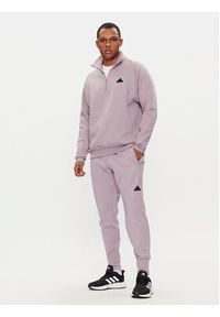 Adidas - adidas Bluza Z.N.E. IR5219 Fioletowy Loose Fit. Kolor: fioletowy. Materiał: bawełna #6