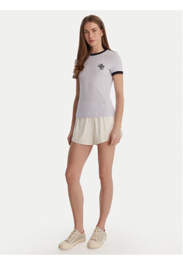 Guess T-Shirt V6GI05 K2966 Niebieski Regular Fit. Kolor: niebieski. Materiał: bawełna