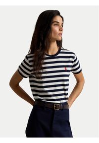 Polo Ralph Lauren T-Shirt 211B17779003 Granatowy Regular Fit. Typ kołnierza: polo. Kolor: niebieski. Materiał: bawełna #1