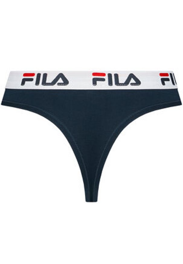Fila Stringi FU6061 Granatowy. Kolor: niebieski. Materiał: bawełna