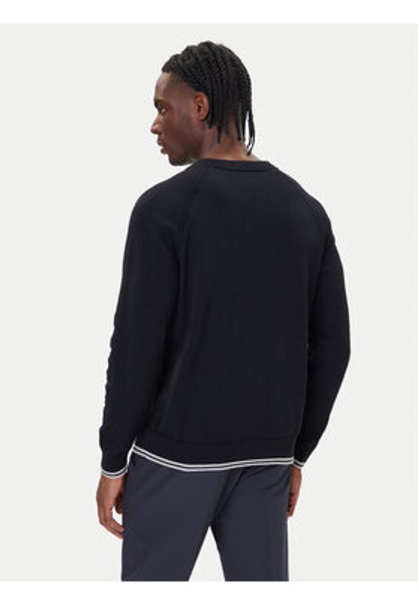 BOSS Sweter K_Zone CN 50541938 Granatowy Regular Fit. Kolor: niebieski. Materiał: bawełna, syntetyk