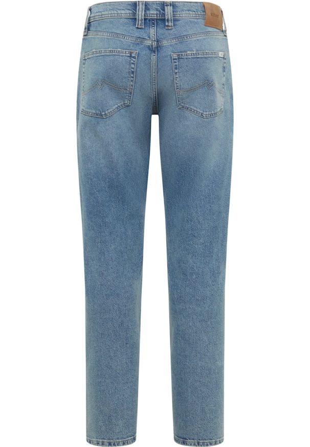 Mustang - Męskie Spodnie Jeansowe MUSTANG Denver Straight Denim Blue 1015887 5000 333