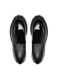 Clarks Loafersy Page Loafer 26178682 Czarny. Kolor: czarny. Materiał: skóra, lakier #6