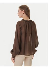 Guess Bluzka W6GH28 W1844 Brązowy Regular Fit. Kolor: brązowy. Materiał: lyocell #3