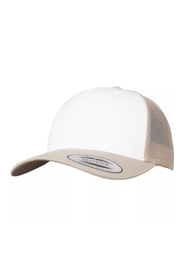 FLEXFIT - Retro Trucker Cap. Kolor: brązowy, zielony, wielokolorowy. Styl: retro