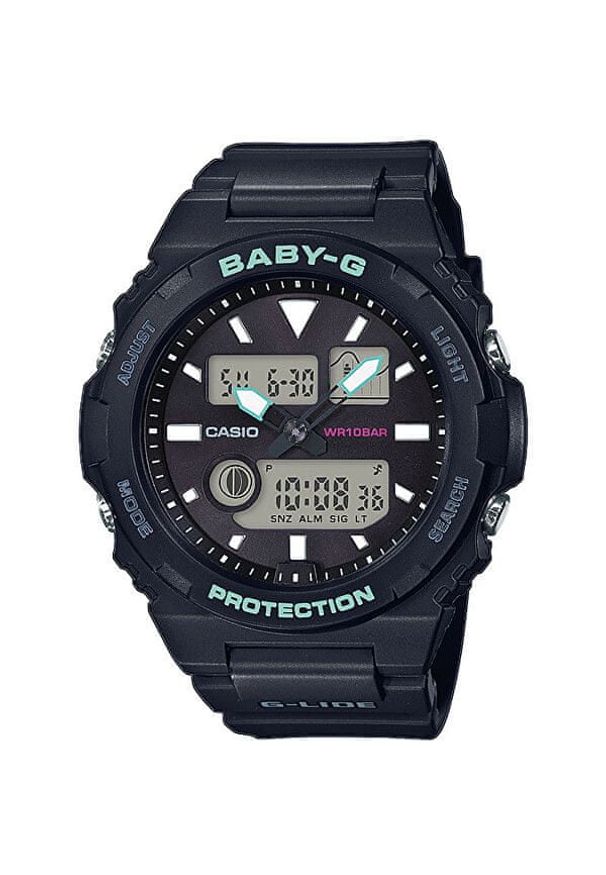Casio - CASIO BABY-G G-Lide BAX-100-1AER (629). Rodzaj zegarka: analogowe