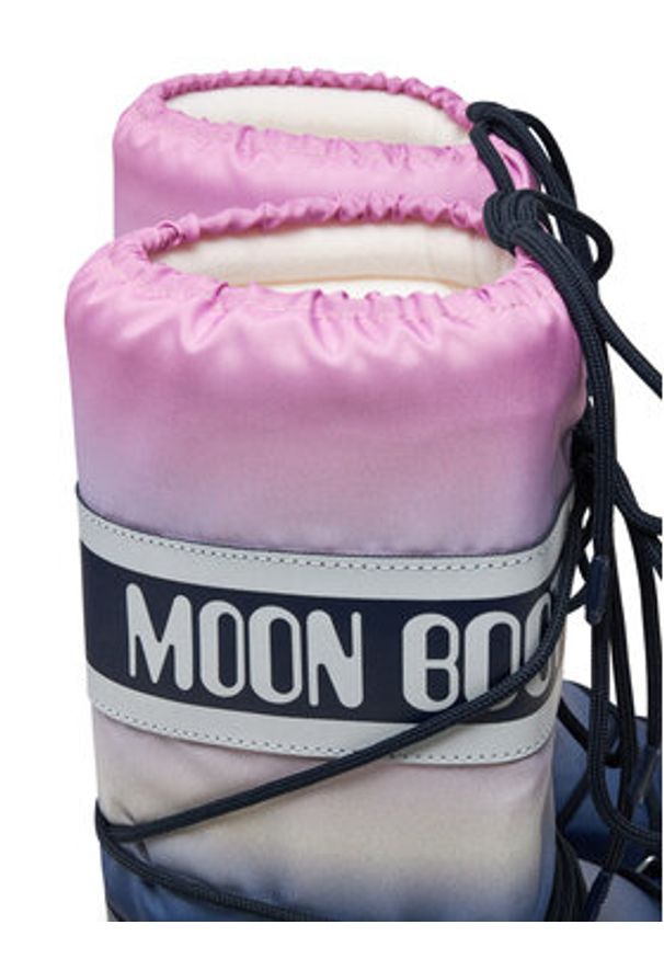 Moon Boot Śniegowce Mb Icon Moonrise 80D1402920 Granatowy. Kolor: niebieski. Materiał: materiał