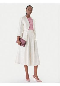 Rinascimento Spódnica trapezowa CFC0127694003 Écru Regular Fit. Materiał: syntetyk #2