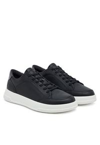 ecco - ECCO Sneakersy 22380361377 Czarny. Kolor: czarny. Materiał: skóra #4