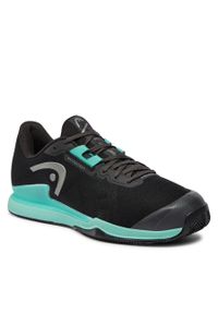 Buty Head Sprint Pro 3.5 Clay 273032 BKTE. Kolor: czarny. Materiał: materiał. Sport: bieganie #1