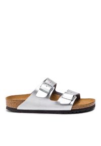 Klapki Birkenstock. Kolor: srebrny #1