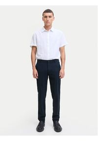 Jack & Jones Chinosy Marco Bowie 12279659 Niebieski Slim Fit. Kolor: niebieski. Materiał: bawełna #7