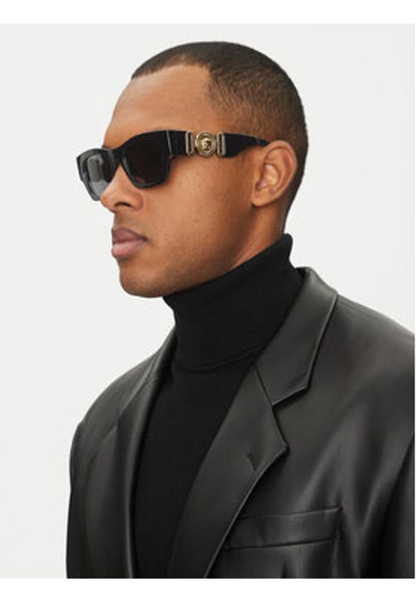 VERSACE - Versace Okulary przeciwsłoneczne 0VE4479U 52 GB1/87 Czarny. Kolor: czarny. Materiał: syntetyk