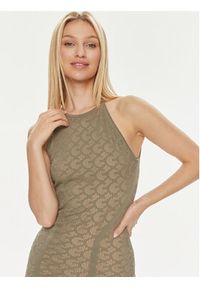 Guess Sukienka wieczorowa Belle W4GK80 Z36O0 Zielony Slim Fit. Kolor: zielony. Materiał: syntetyk. Styl: wizytowy #5