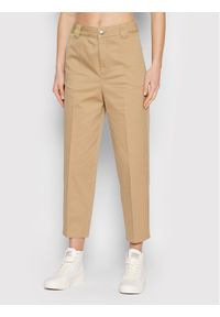 United Colors of Benetton - United Colors Of Benetton Chinosy 4T33DF005 Brązowy Cropped Fit. Kolor: brązowy. Materiał: bawełna #1