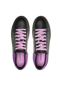 Emporio Armani Sneakersy X3X024 XN825 R295 Czarny. Kolor: czarny. Materiał: skóra #5