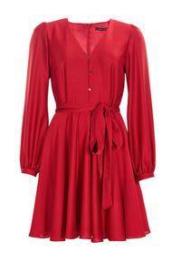 Swing Sukienka koktajlowa 5AI13900 Czerwony Regular Fit. Kolor: czerwony. Materiał: syntetyk. Styl: wizytowy #3