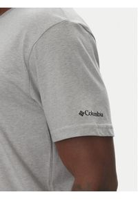 columbia - Columbia T-Shirt CSC Basic Logo EM2180 Szary Regular Fit. Kolor: szary. Materiał: bawełna