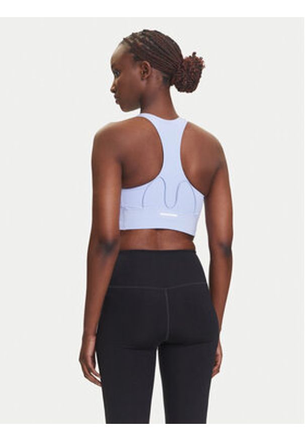 Adidas - adidas Biustonosz sportowy Run Pocket JI5991 Fioletowy Slim Fit. Kolor: fioletowy. Materiał: syntetyk. Sport: bieganie