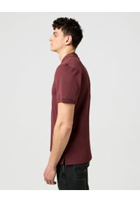 Wrangler - MESKA KOSZULKA POLO WRANGLER POLO SHIRT DECADENT CHOCOLATE 112371398. Typ kołnierza: polo #4