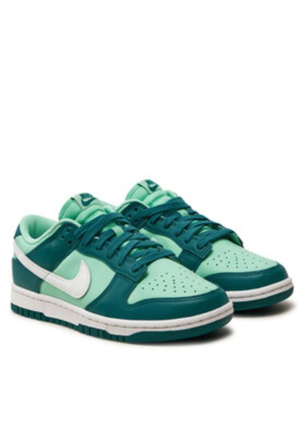 Nike Sneakersy Dunk Low DD1503 301 Zielony. Kolor: zielony. Materiał: skóra